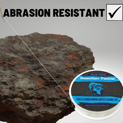 Reaction Tackle Fluorocarbon Coated Fishing Line Reaction Tackle