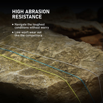 Reaction Tackle Braided Fishing Line - Multi-Color Reaction Tackle