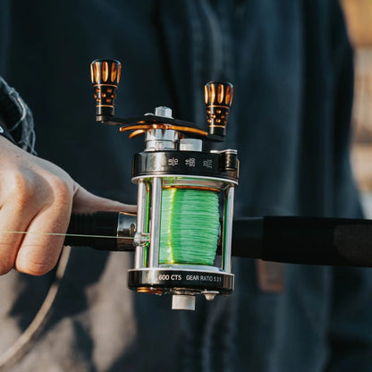 600CTS Round Baitcaster Reel Catfish Pro