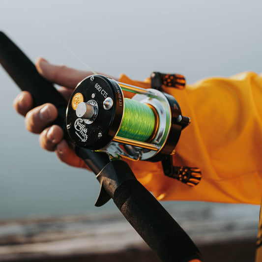 600CTS Round Baitcaster Rod and Reel Combo Catfish Pro