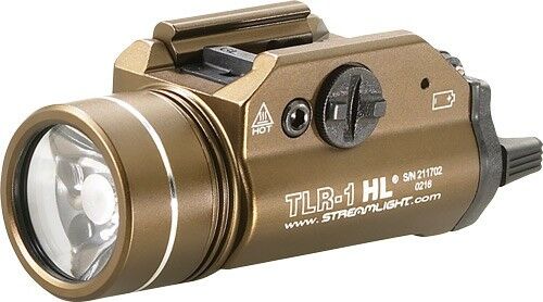 Streamlight TLR-1 HL 1000 Lumen C4 LED Weapon Light - FDE