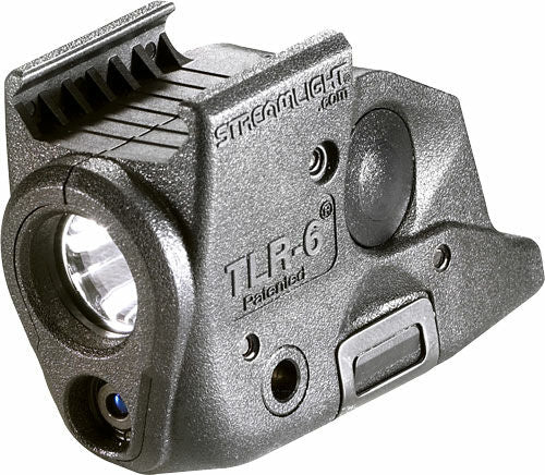 Streamlight TLR-6 HL 500 Lumen Light with Red Laser - Rail Spring Mount