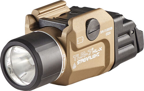 Streamlight TLR-7 HL-X USB 1000 Lumen Compact Weapon Light - FDE