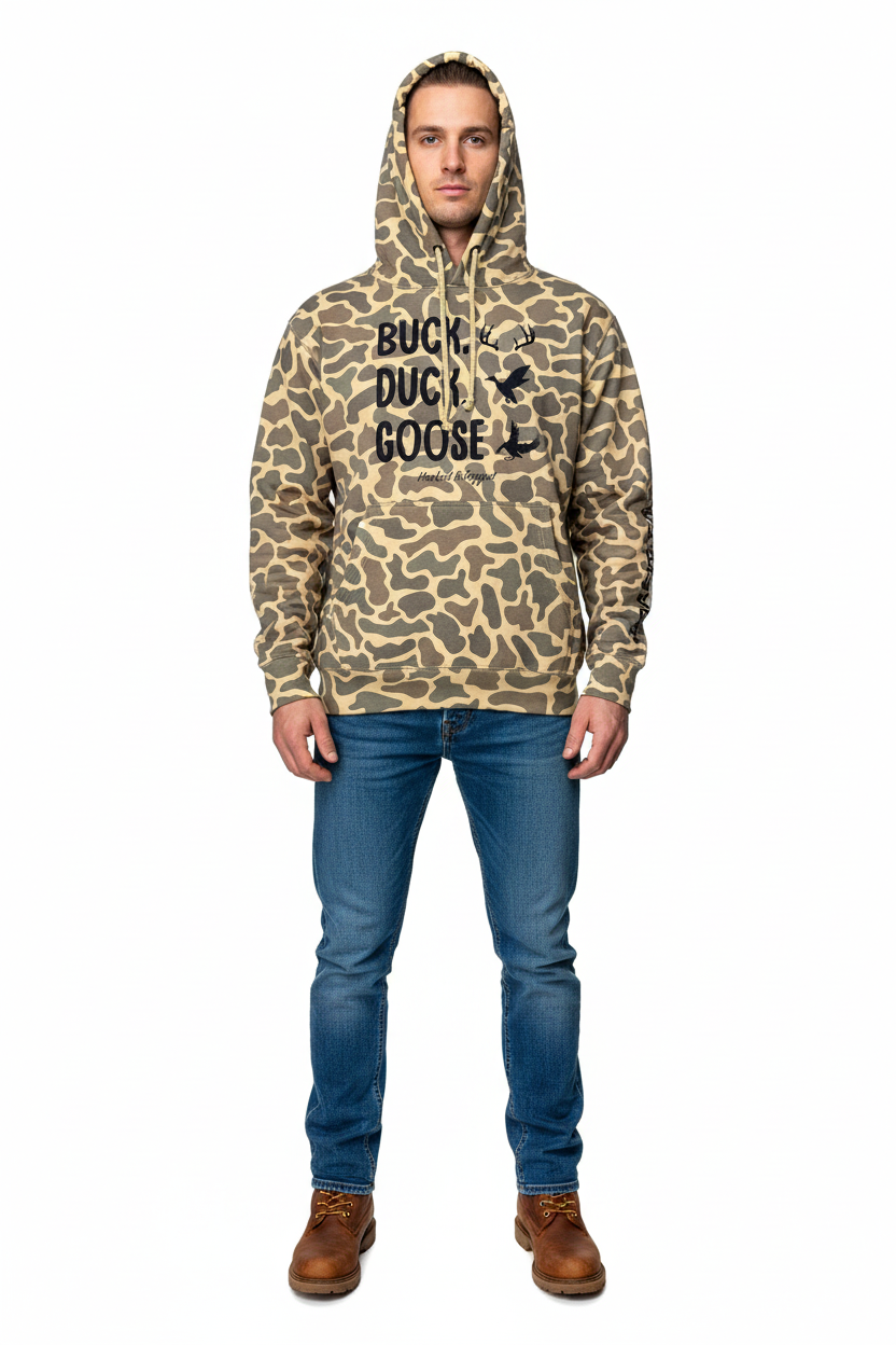 Buck, Duck, Goose Hoodie