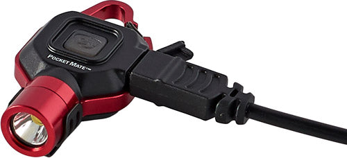 STREAMLIGHT POCKET MATE USB EDC LIGHT W/POCKET CLIP RED Streamlight