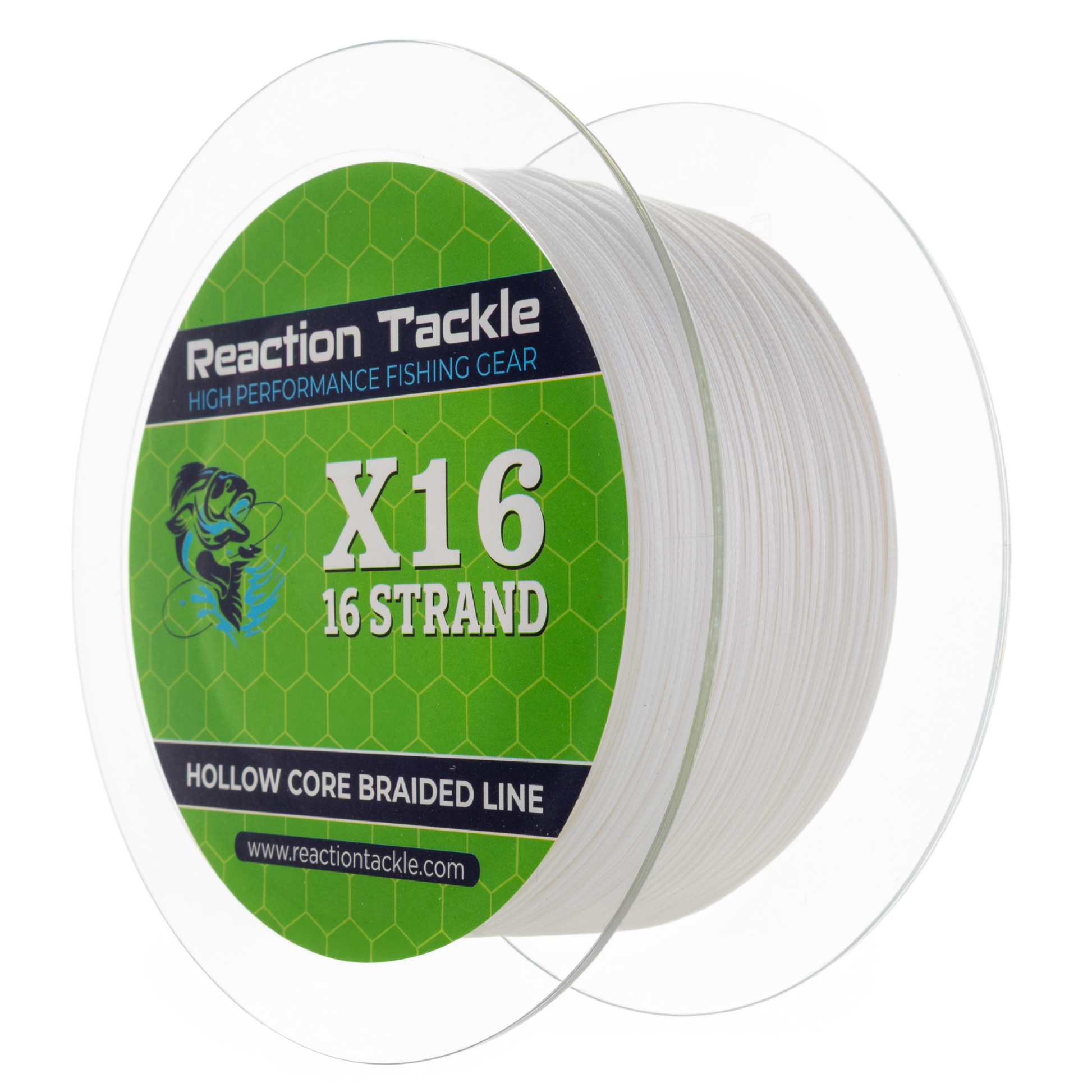 Reaction Tackle Hollow Core - 16 Strand Braided Fishing Line Reaction Tackle