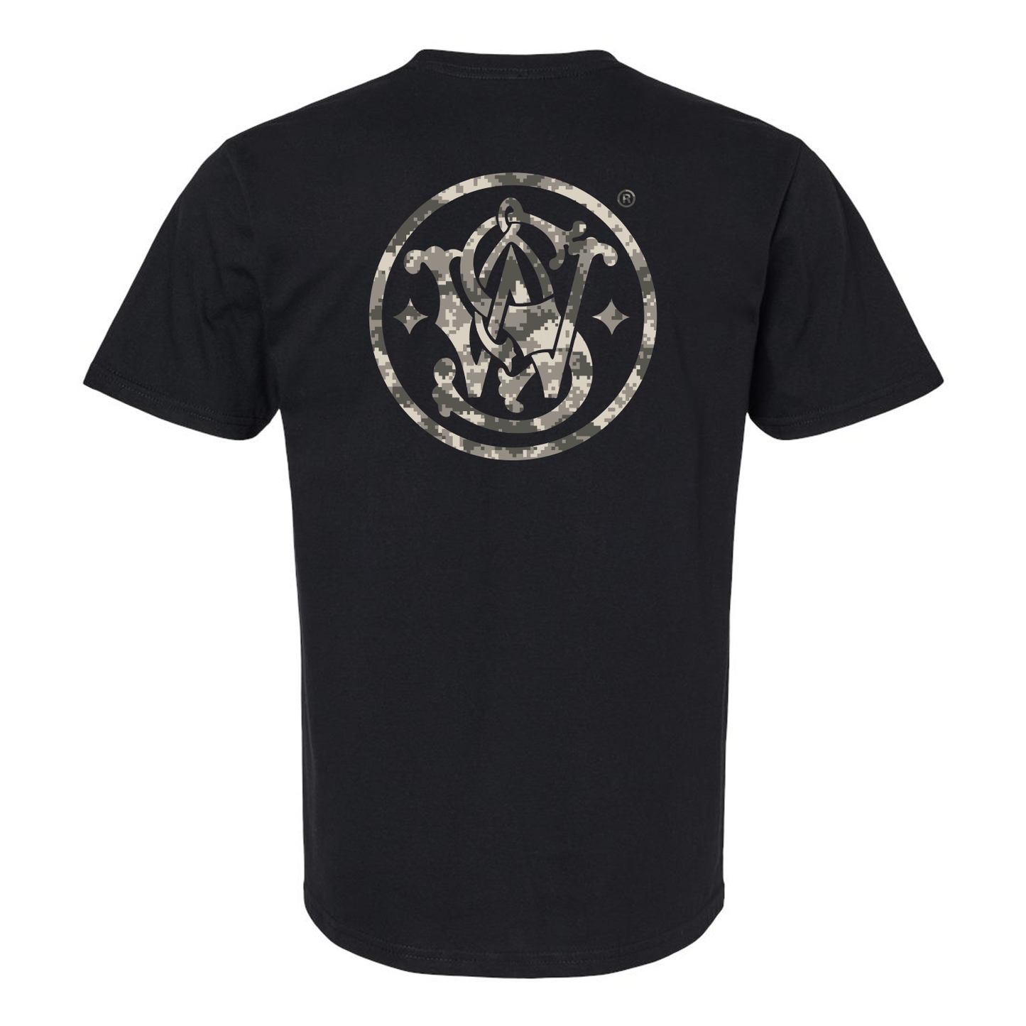 Smith & Wesson® Digital-Camo Filled Circle Logo Men's Tee