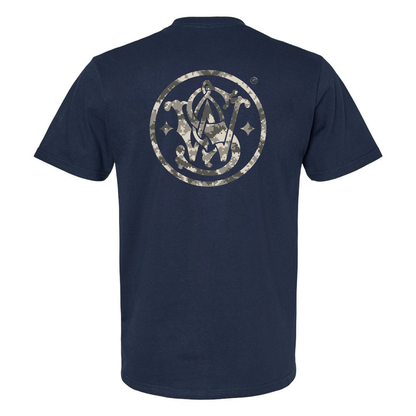 Smith & Wesson® Digital-Camo Filled Circle Logo Men's Tee