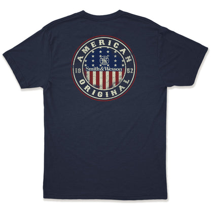 Smith & Wesson® American Original 1852 Men's Premium Tee in Navy