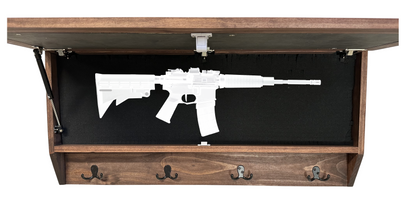 Coat Rack Hidden Gun Storage - Tree of Life Bellewood Designs
