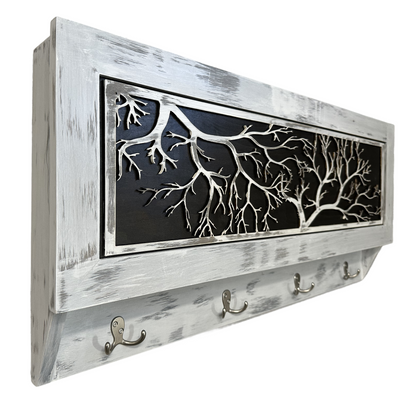Coat Rack Hidden Gun Storage - Winter Tree Bellewood Designs
