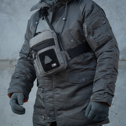 M-Tac LEFT-HANDED Tactical Sling Bag for Men with Holster