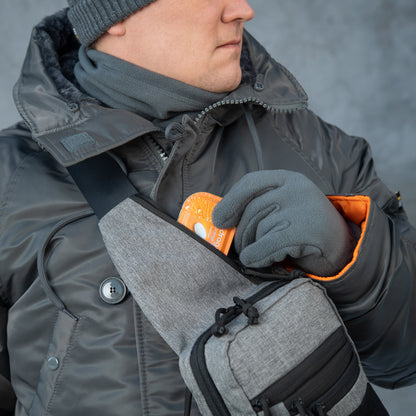 M-Tac LEFT-HANDED Tactical Sling Bag for Men with Holster