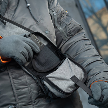 M-Tac LEFT-HANDED Tactical Sling Bag for Men with Holster