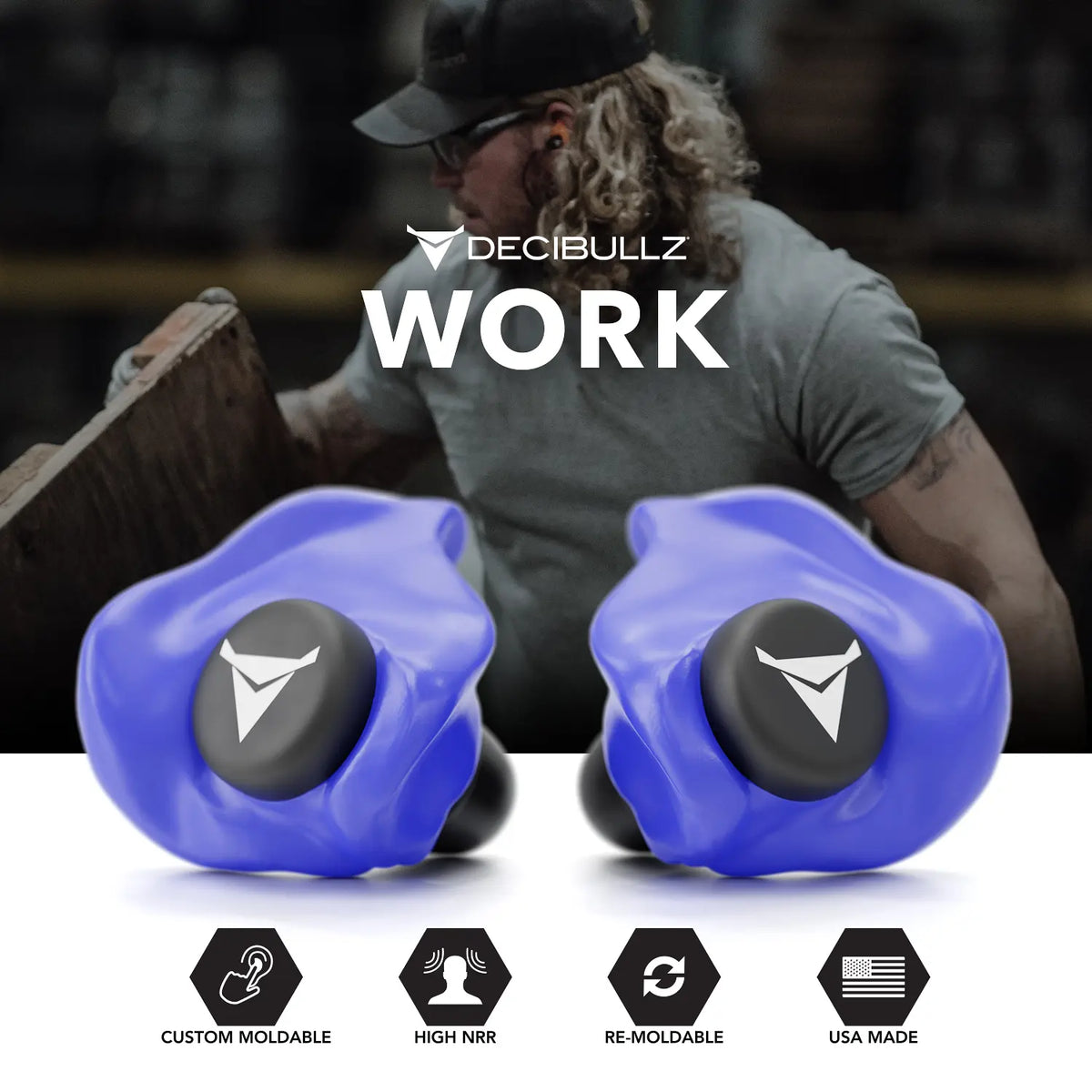 Custom Molded Earplugs 31dB NRR
