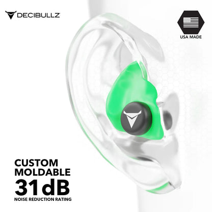 Custom Molded Earplugs 31dB NRR