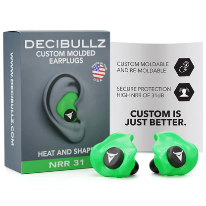 Custom Molded Earplugs 31dB NRR