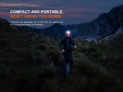 Fenix HL12R V2 Ultralight Outdoor Rechargeable Headlamp