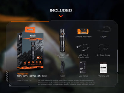 Fenix PD26R ACE Multi-Mode Compact Tactical Flashlight