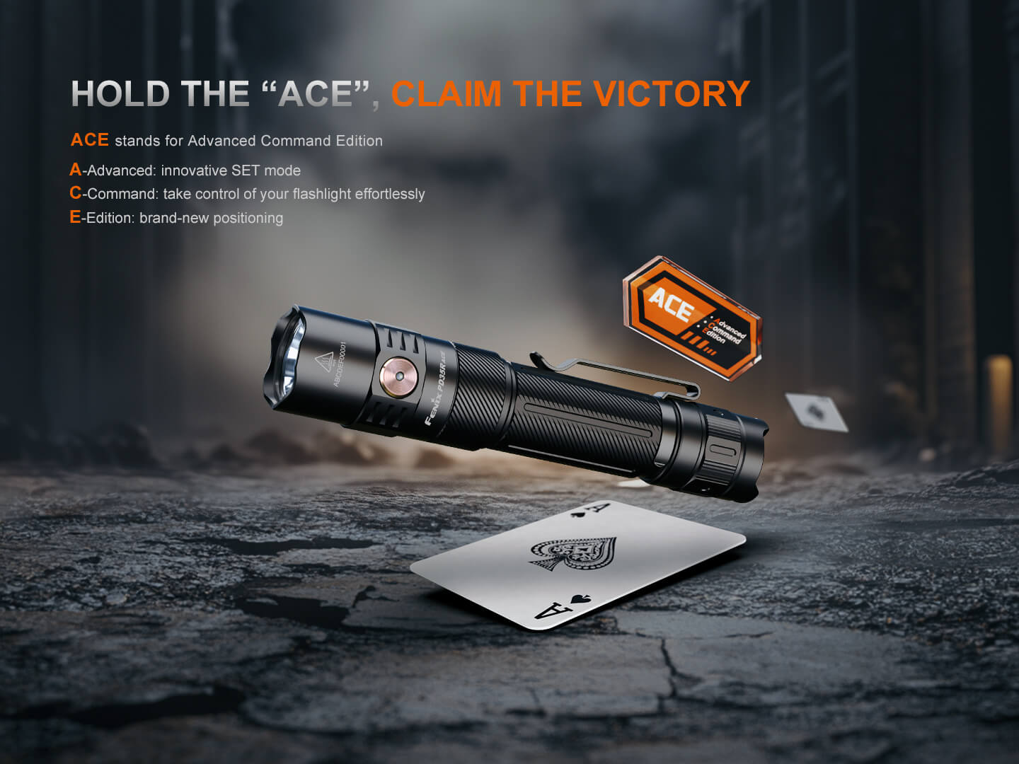 Fenix PD35R ACE Multi-mode Tactical Flashlight + FREE CL01 Mini Lantern Fenix Store