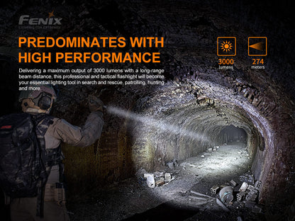 Fenix PD36 TAC Tactical Flashlight - 3000 Lumens Fenix Store