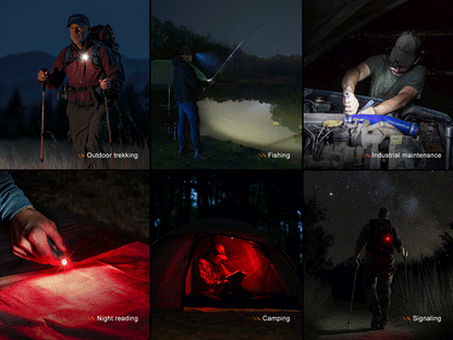 Fenix SW05R Multipurpose Clip-On Light with Red or UV Output