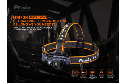 Fenix HM70R Rechargeable LED Headlamp - 1600 Lumens - Hogtown Outdoors