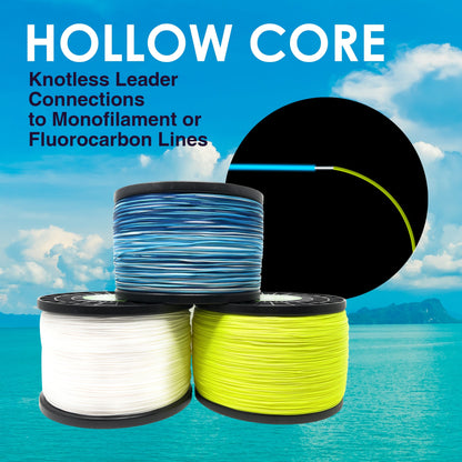Reaction Tackle Hollow Core - 16 Strand Braided Fishing Line Reaction Tackle