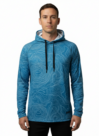 Men's Topographical Performance Hoodie