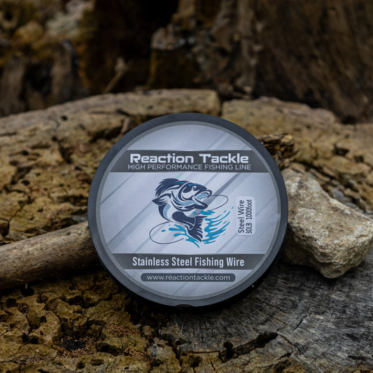 Reaction Tackle Stainless Steel Trolling Line 30LB Reaction Tackle