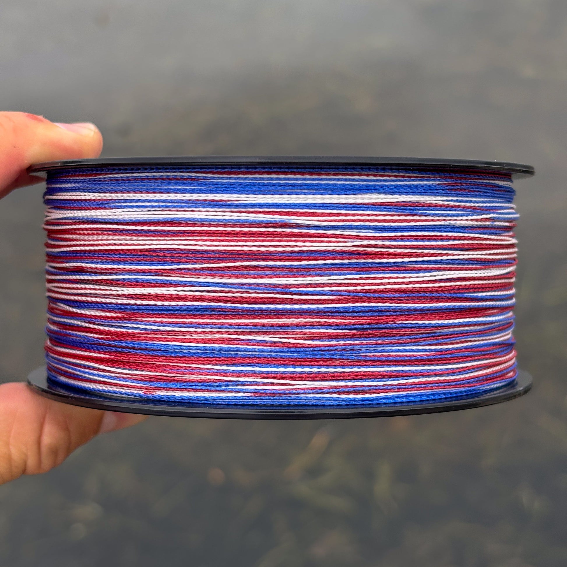 Reaction Tackle Braided Fishing Line - USA Camo Reaction Tackle