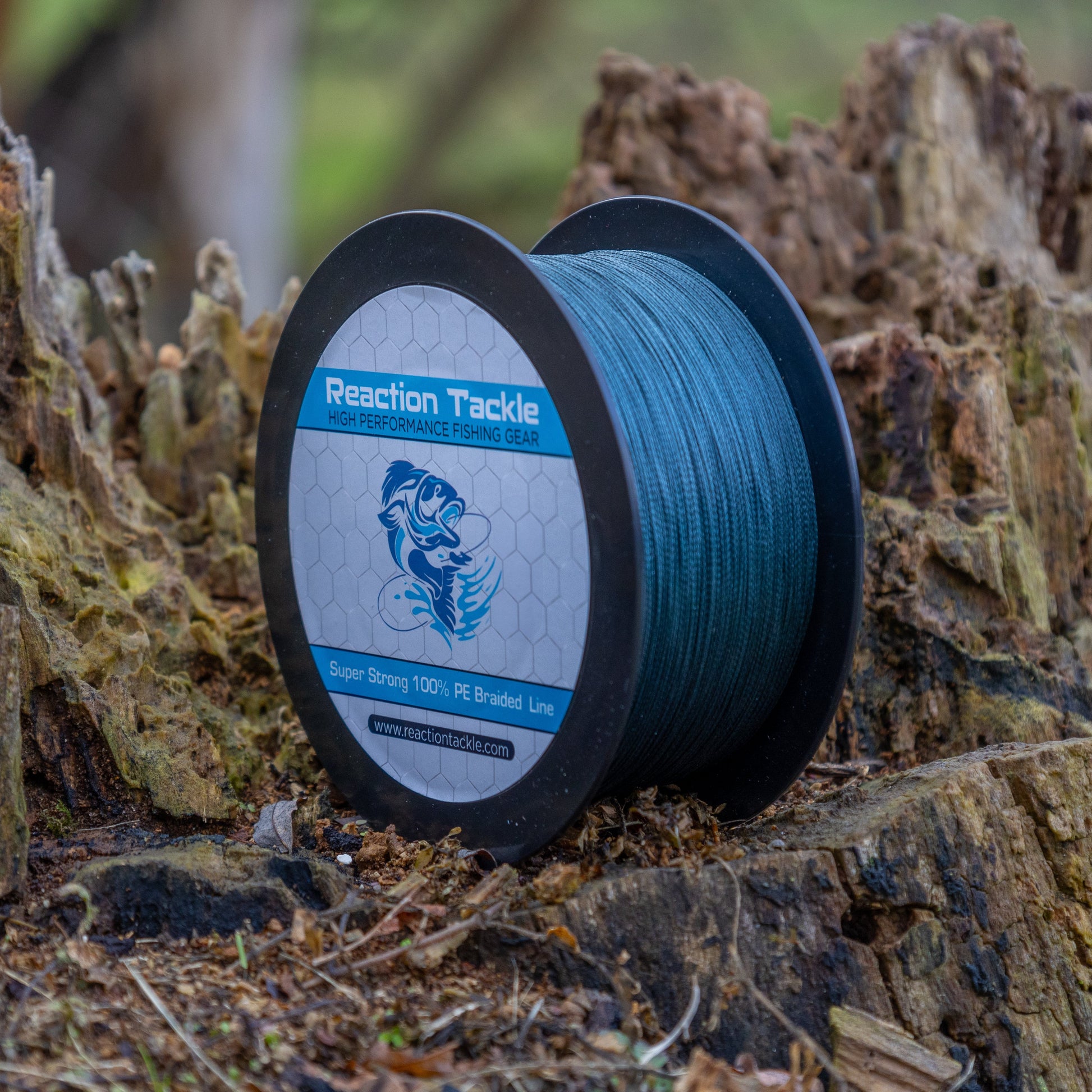 Reaction Tackle Braided Fishing Line - Low-Vis Gray Reaction Tackle