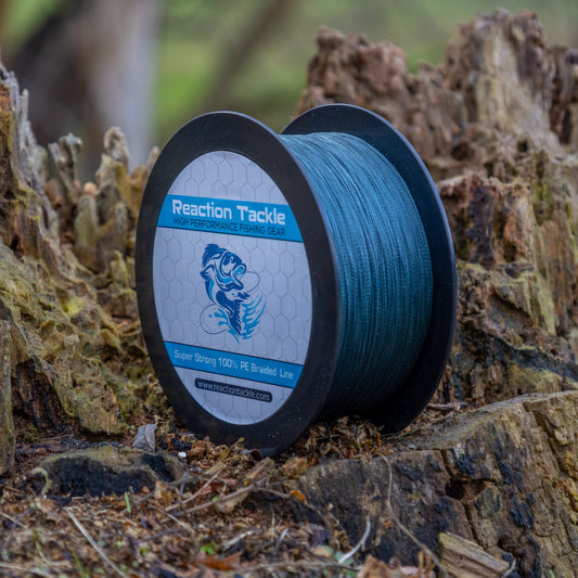 Reaction Tackle Braided Fishing Line - Low-Vis Gray Reaction Tackle