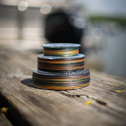 Reaction Tackle Braided Fishing Line - Green Camo Reaction Tackle