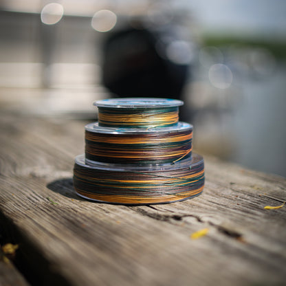 Reaction Tackle Braided Fishing Line - Green Camo Reaction Tackle