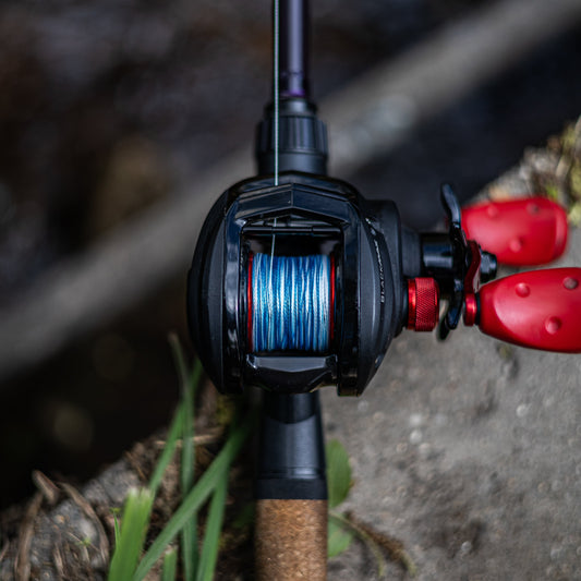 Reaction Tackle Braided Fishing Line - Blue Camo Reaction Tackle