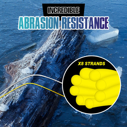 Reaction Tackle Ice Fishing Braided line - 8 Strand Reaction Tackle