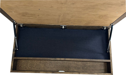 Deer and Elk Gun Concealment Decor - Handcrafted Wooden Gun Cabinets - Gun Shelf Hidden Storage for Rifles, Shotguns, & Handguns - Quick Access Hidden Wall Safe (Extra Large)