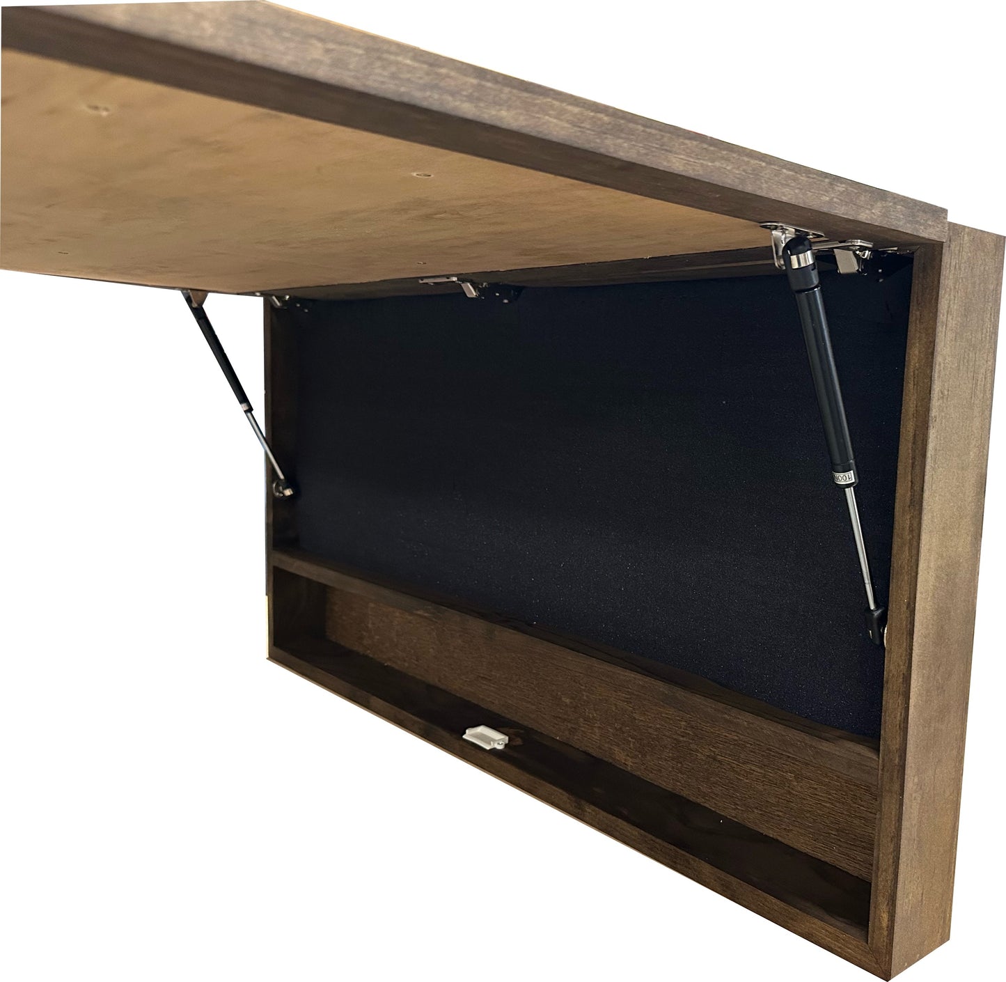 Deer and Elk Gun Concealment Decor - Handcrafted Wooden Gun Cabinets - Gun Shelf Hidden Storage for Rifles, Shotguns, & Handguns - Quick Access Hidden Wall Safe (Extra Large)