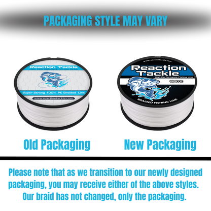 Reaction Tackle X8 Braided Fishing Line - Moss Green 8 Strand Reaction Tackle