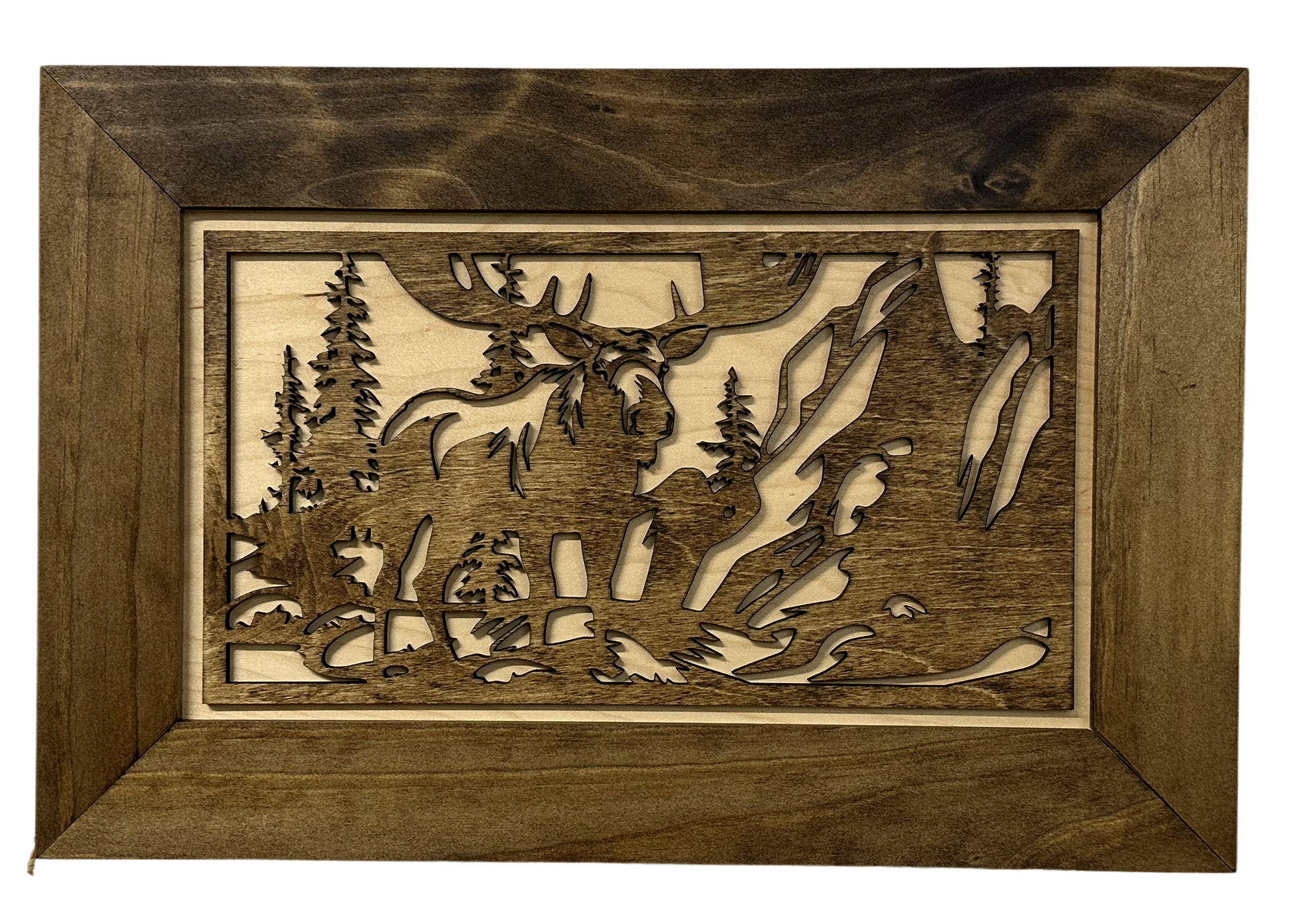 Concealed Moose Wall-Mounted Gun Cabinet – Secure Hidden Storage for Firearms Bellewood Designs