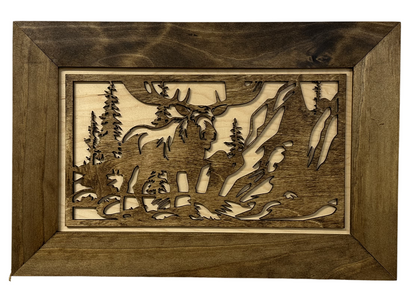 Concealed Moose Wall-Mounted Gun Cabinet – Secure Hidden Storage for Firearms Bellewood Designs