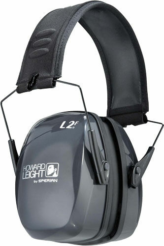 Howard Leight Leightning L2F Folding Ear Muffs - NRR 27 Compact Hearing Protection