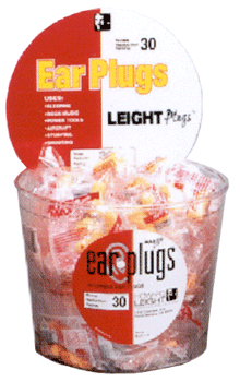 Howard Leight Leightplugs Disposable Ear Plugs - 100 Count Tub Hearing Protection