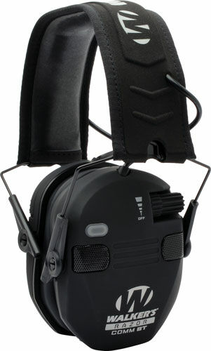 Walker's Razor Quad Slim Bluetooth Electronic Ear Muffs - 23dB Black