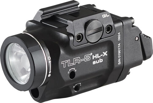 Streamlight TLR-8 HL-X SUB USB for Glock 43X/48 MOS - 500 Lumen Light with Laser