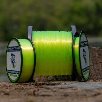 Reaction Tackle Nylon Monofilament Fishing Line - 1 Pound Jumbo Spools Reaction Tackle