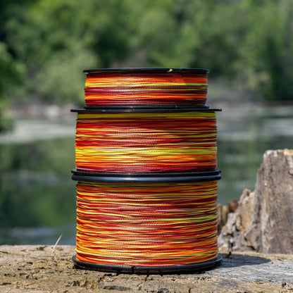 Reaction Tackle Braided Fishing Line - Fire Camo - NEW Reaction Tackle