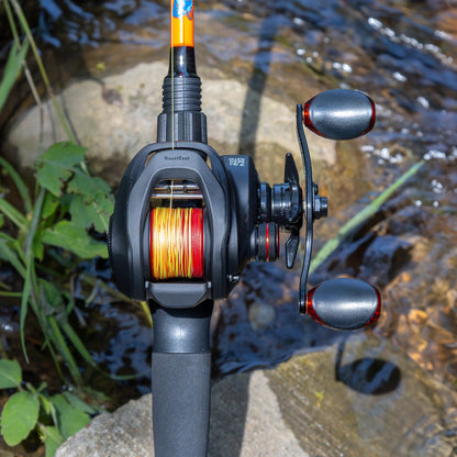 Reaction Tackle Braided Fishing Line - Fire Camo - NEW