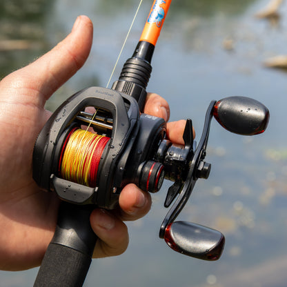 Reaction Tackle Braided Fishing Line - Fire Camo - NEW Reaction Tackle